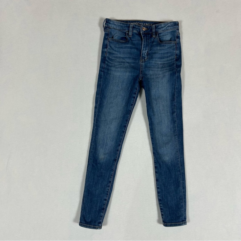 American Eagle Hi Rise Jegging Women’s 4 Short Next Level Stretch High Rise Jean - Picture 1 of 13